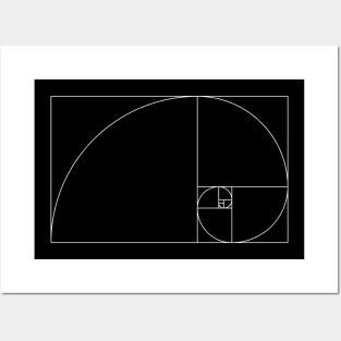 Fibonacci Spiral Posters and Art